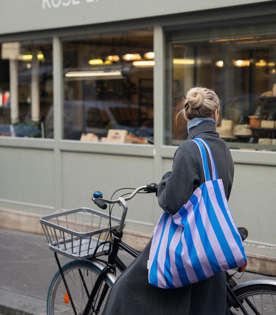 Shopping Bag RAYU bleu lila