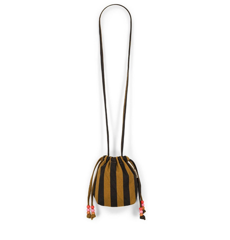 Mini sac Billie coton bio rayure cumin