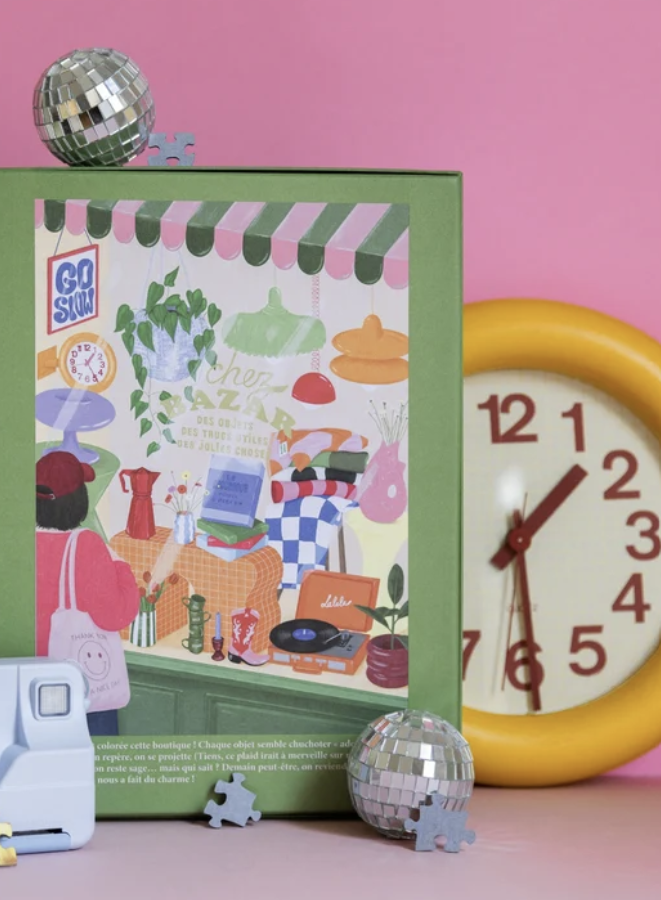 Le lèche vitrine - Puzzle 1000 pièces jour férié