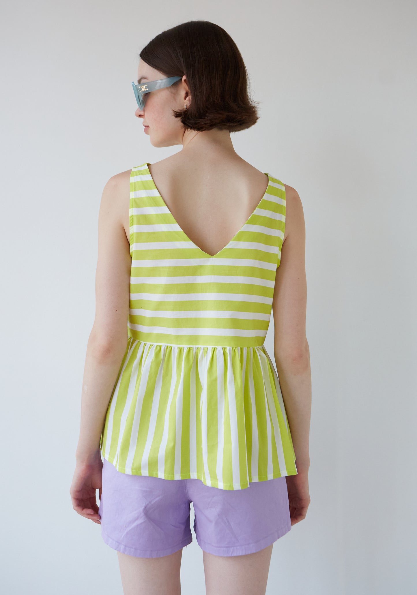 Top à basque Lola Kiwi ou Olive