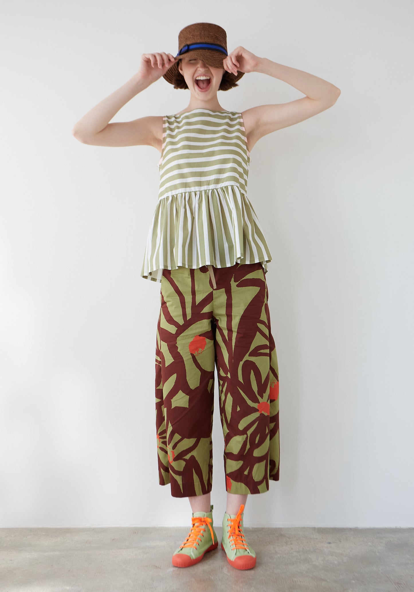 Top à basque Lola Kiwi ou Olive