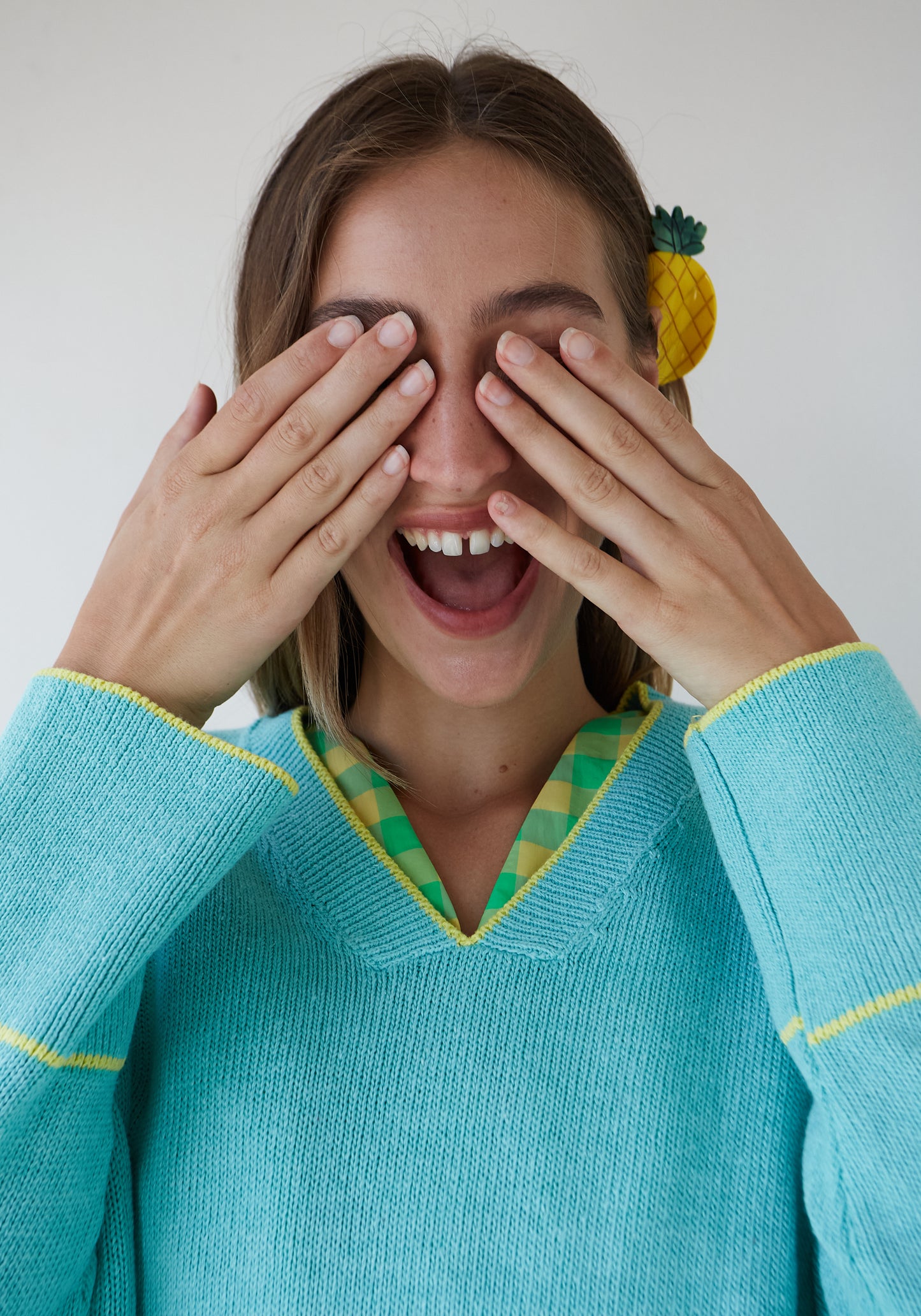Pull coton Chipiron Aqua