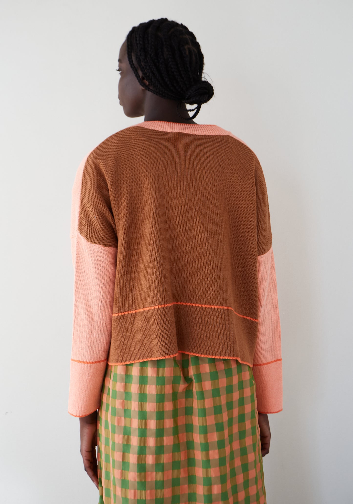 Pull coton Chipiron corail