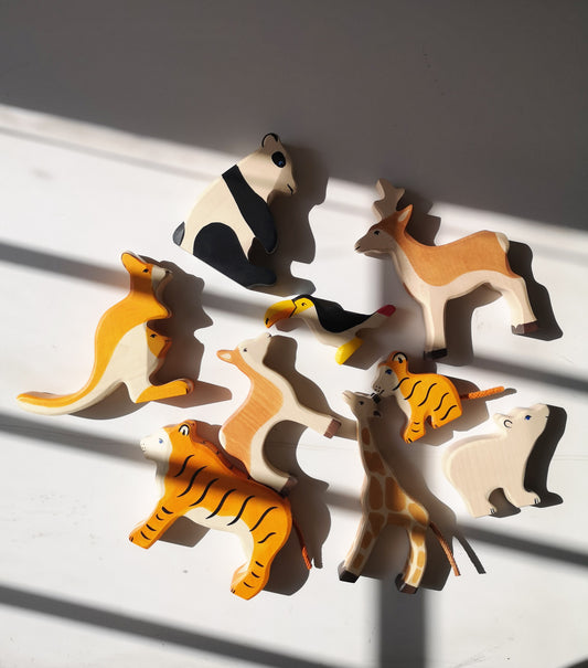Animaux en bois