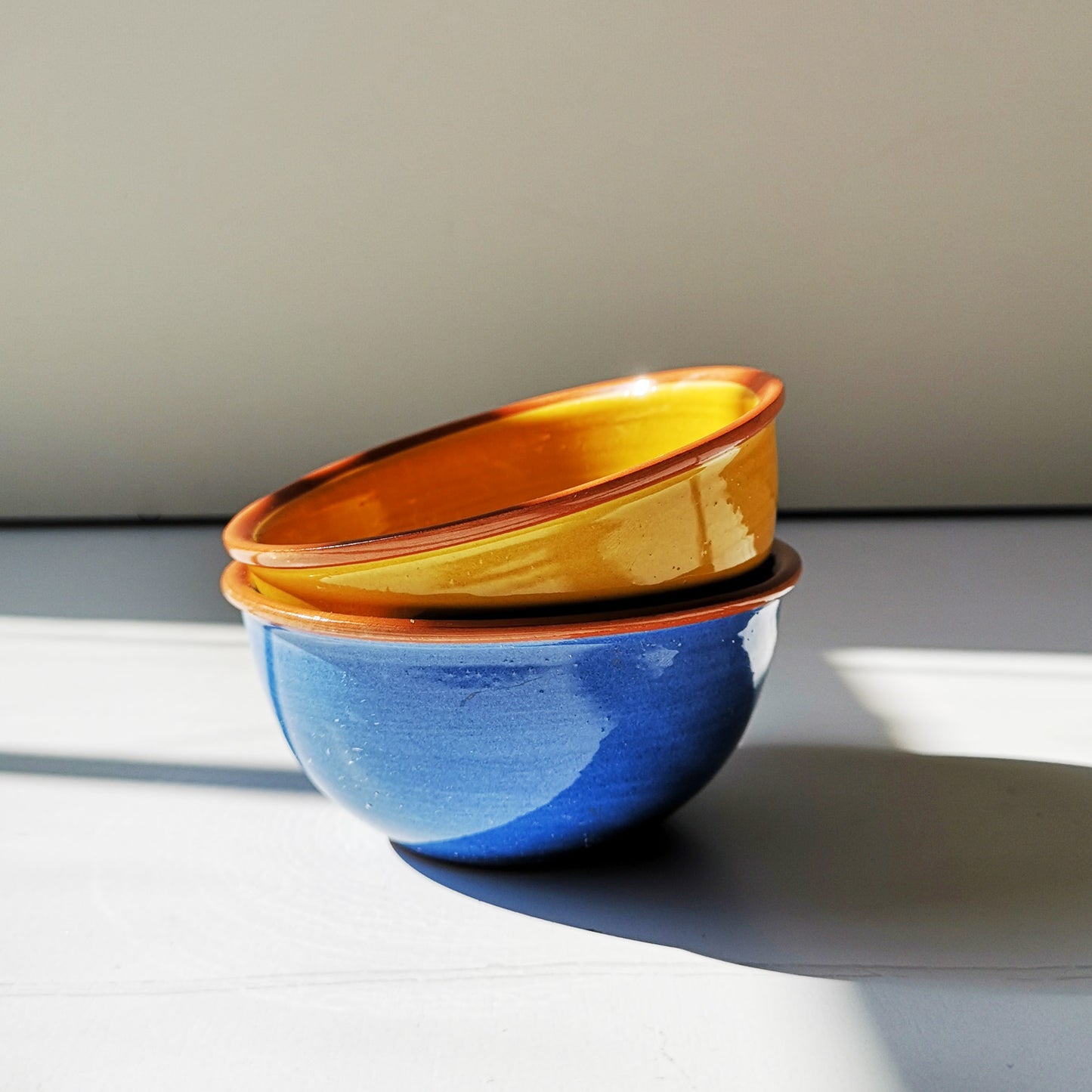 Petit bol Soleil jaune ou bleu