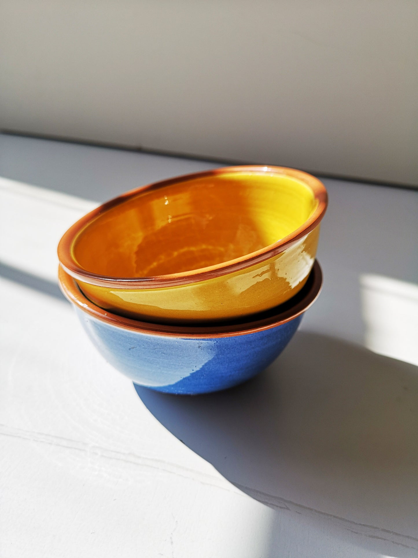 Petit bol Soleil jaune ou bleu