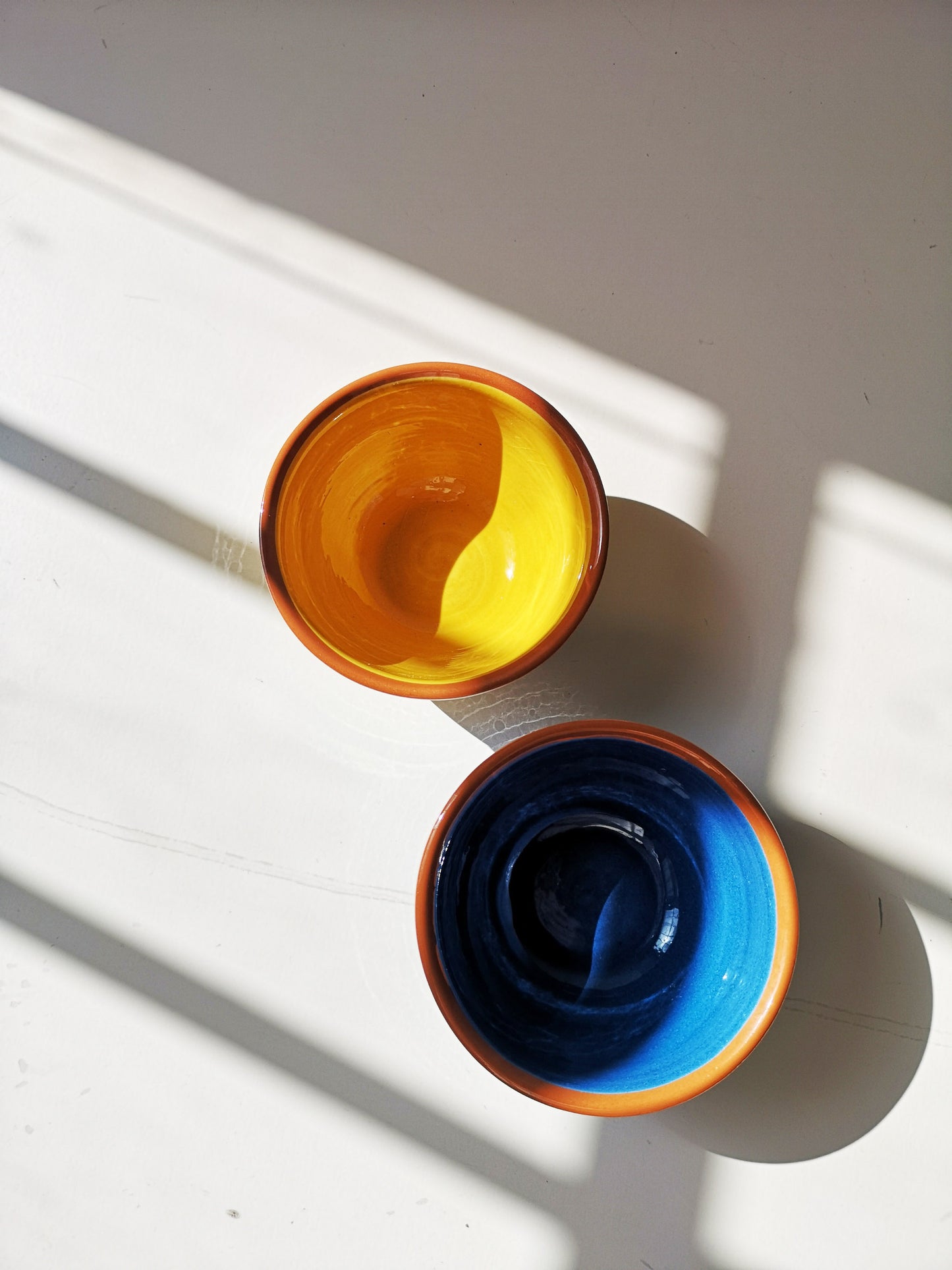 Petit bol Soleil jaune ou bleu