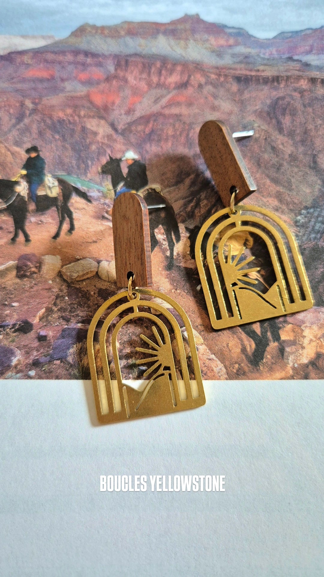 Boucles d'oreilles Yellowstone