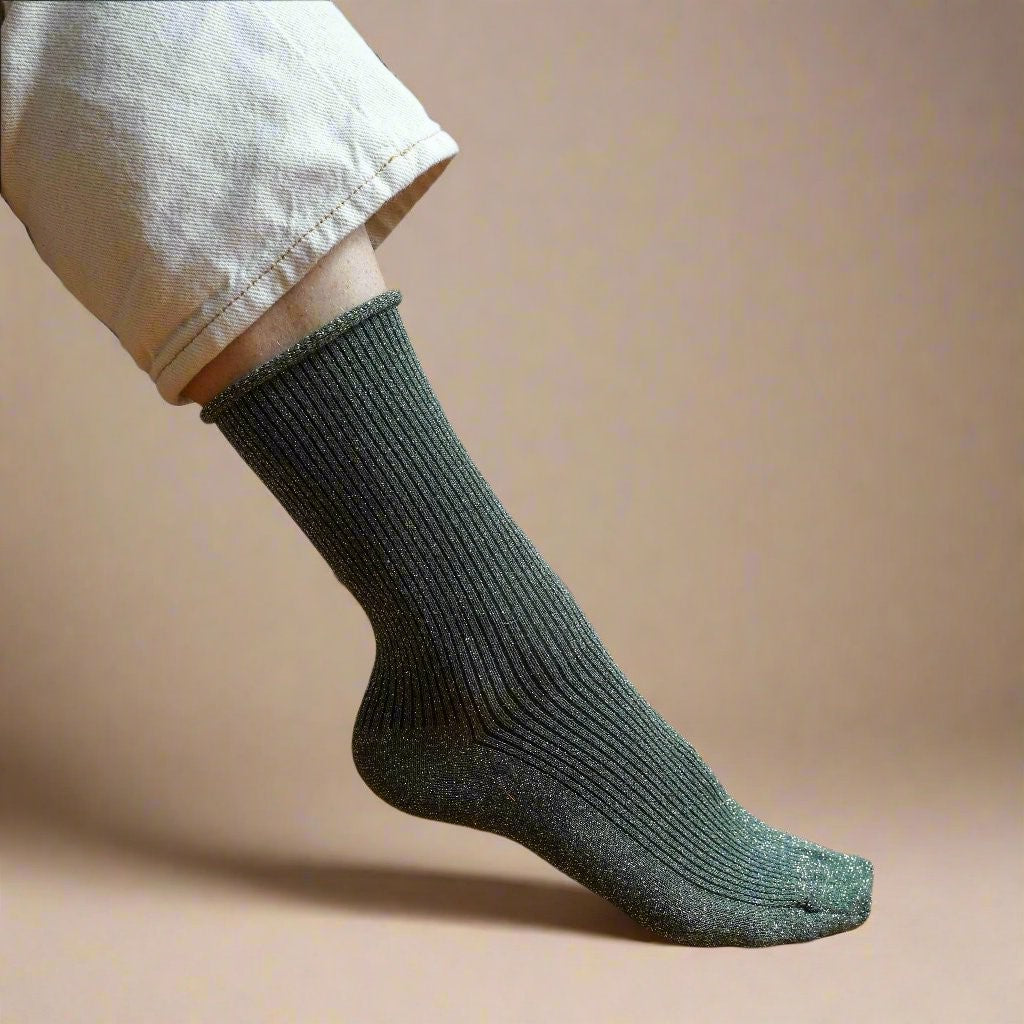 Chaussettes à paillettes / 13 coloris