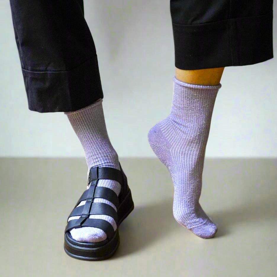 Chaussettes à paillettes / 13 coloris