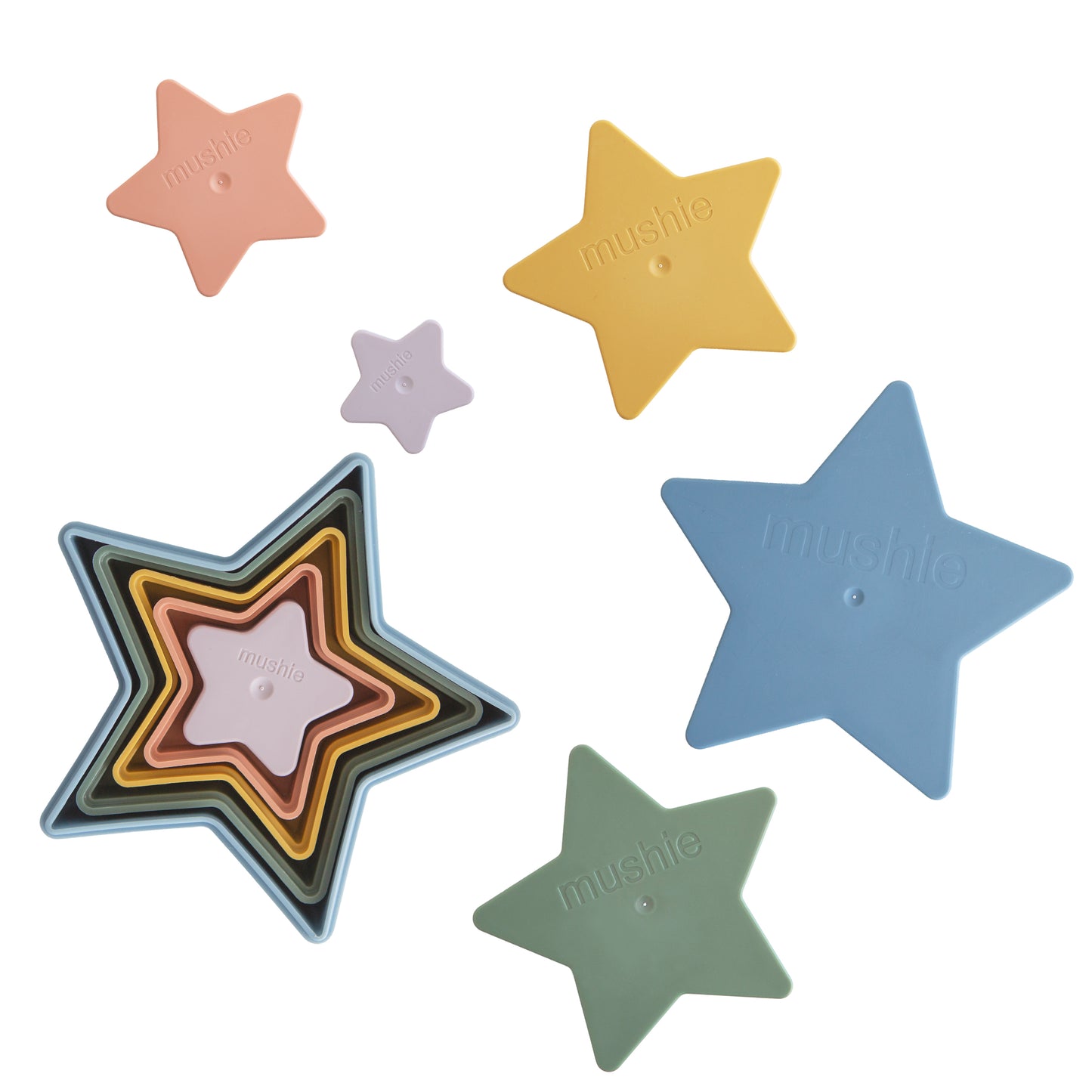 Les étoiles empilables / 2 coloris