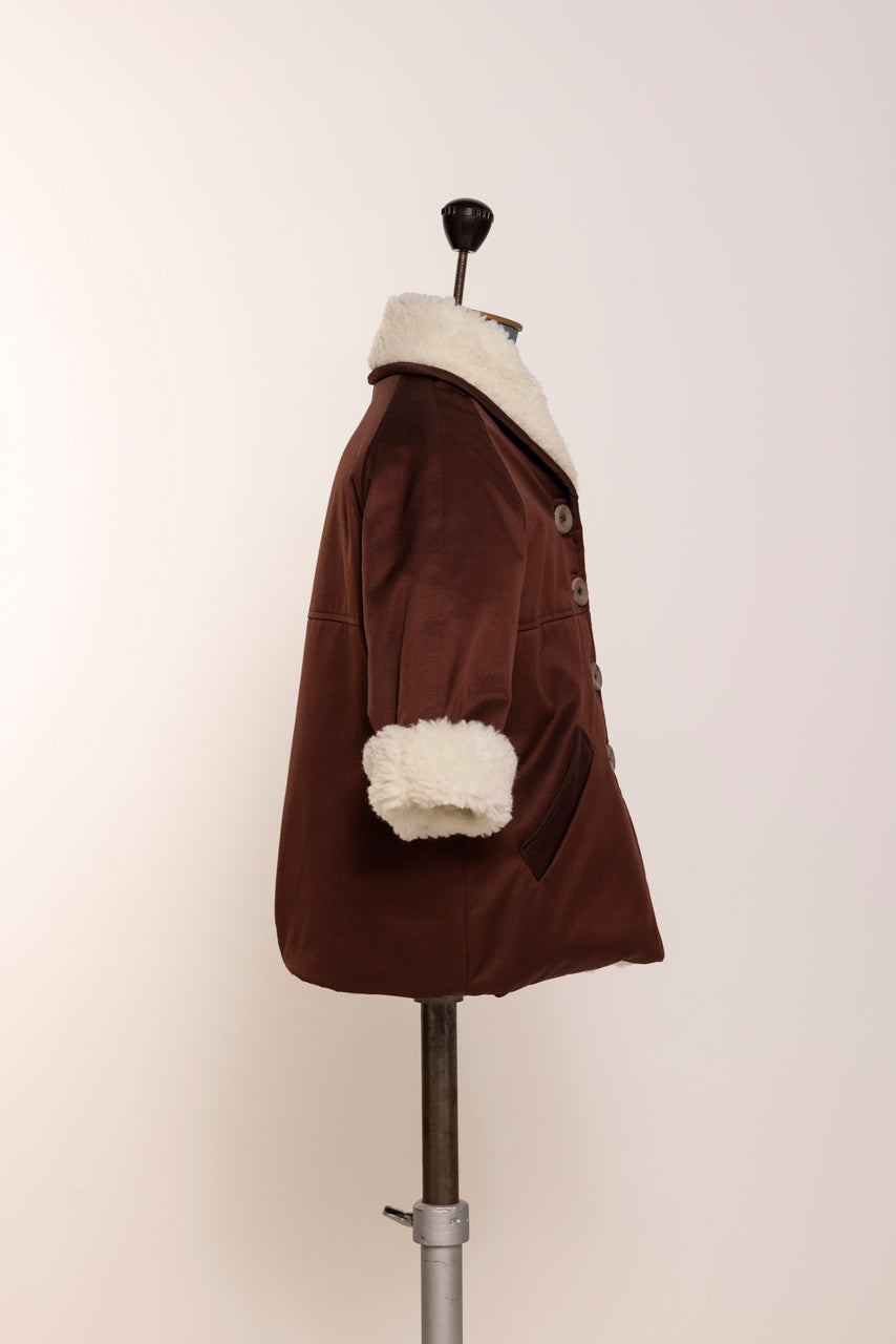 Parka MIXTE fourrée imperméable KIDS / Caramel ou Bordeaux