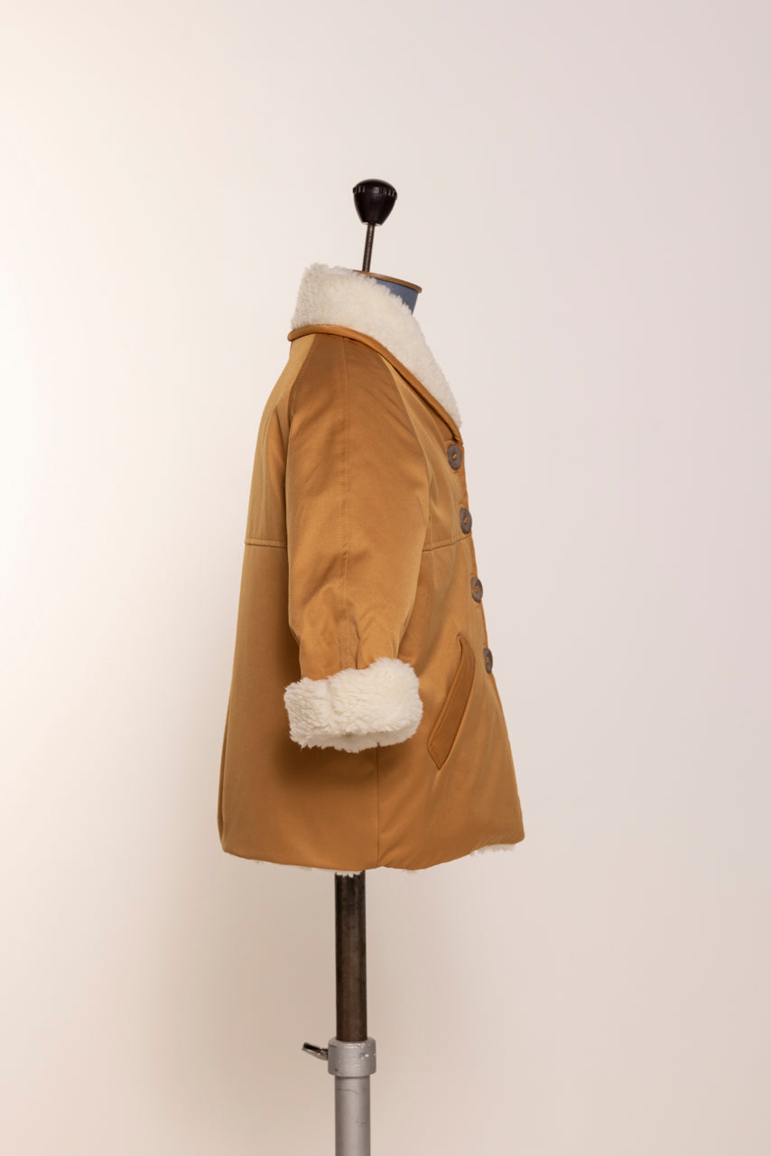 Parka MIXTE fourrée imperméable KIDS / Caramel ou Bordeaux