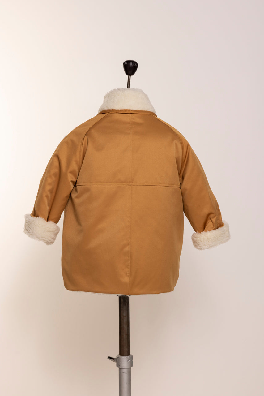 Parka MIXTE fourrée imperméable KIDS / Caramel ou Bordeaux