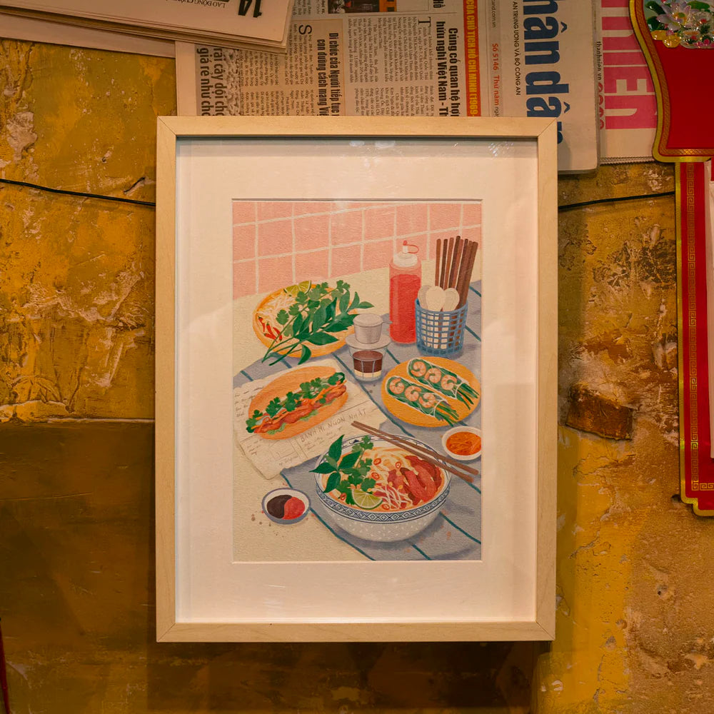 Coffret peinture au numéro Vietnamese Food