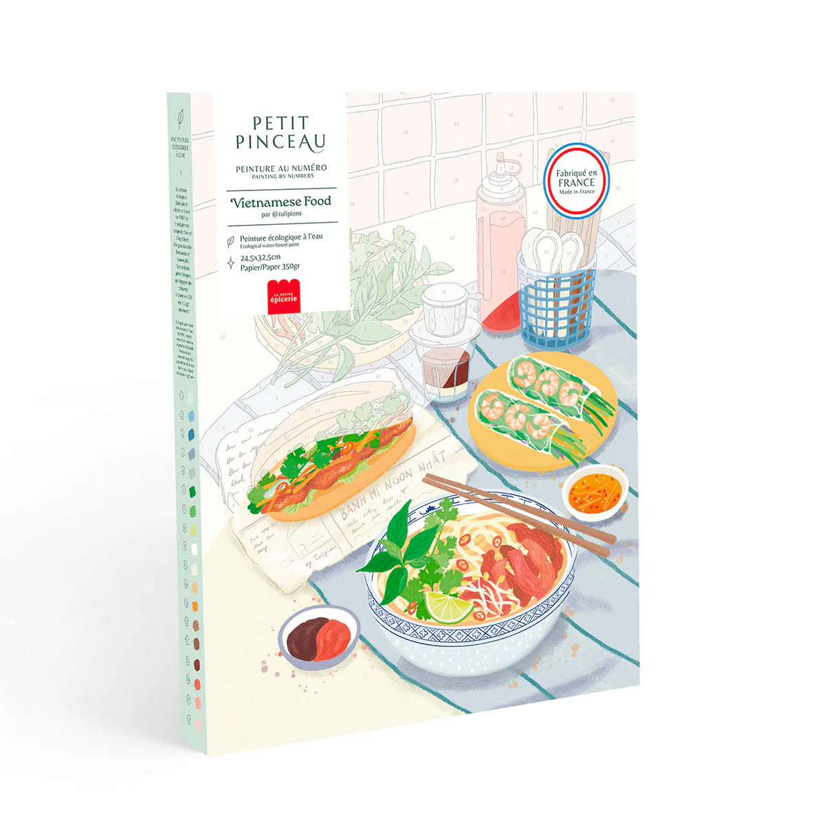 Coffret peinture au numéro Vietnamese Food