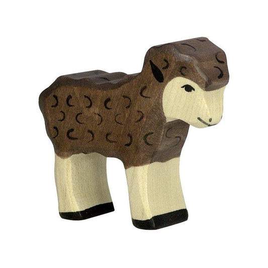 jouet en bois agneau