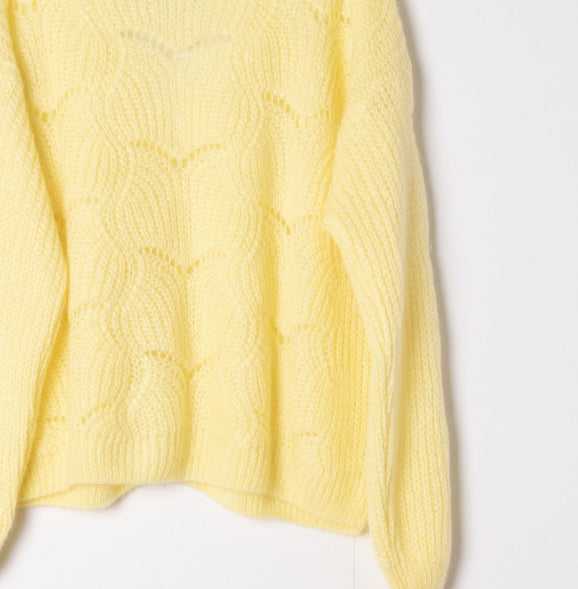 Cardigan gilet laine mélangée/ diff coloris
