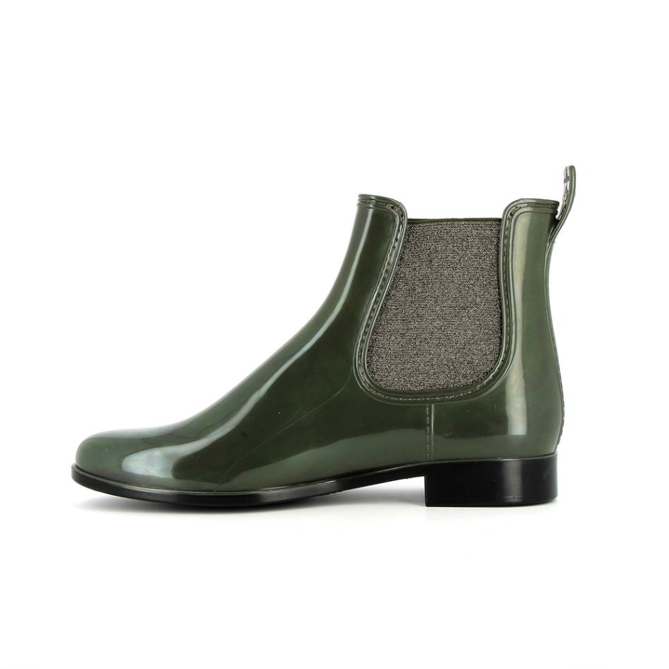 Bottines de pluie Olive doré