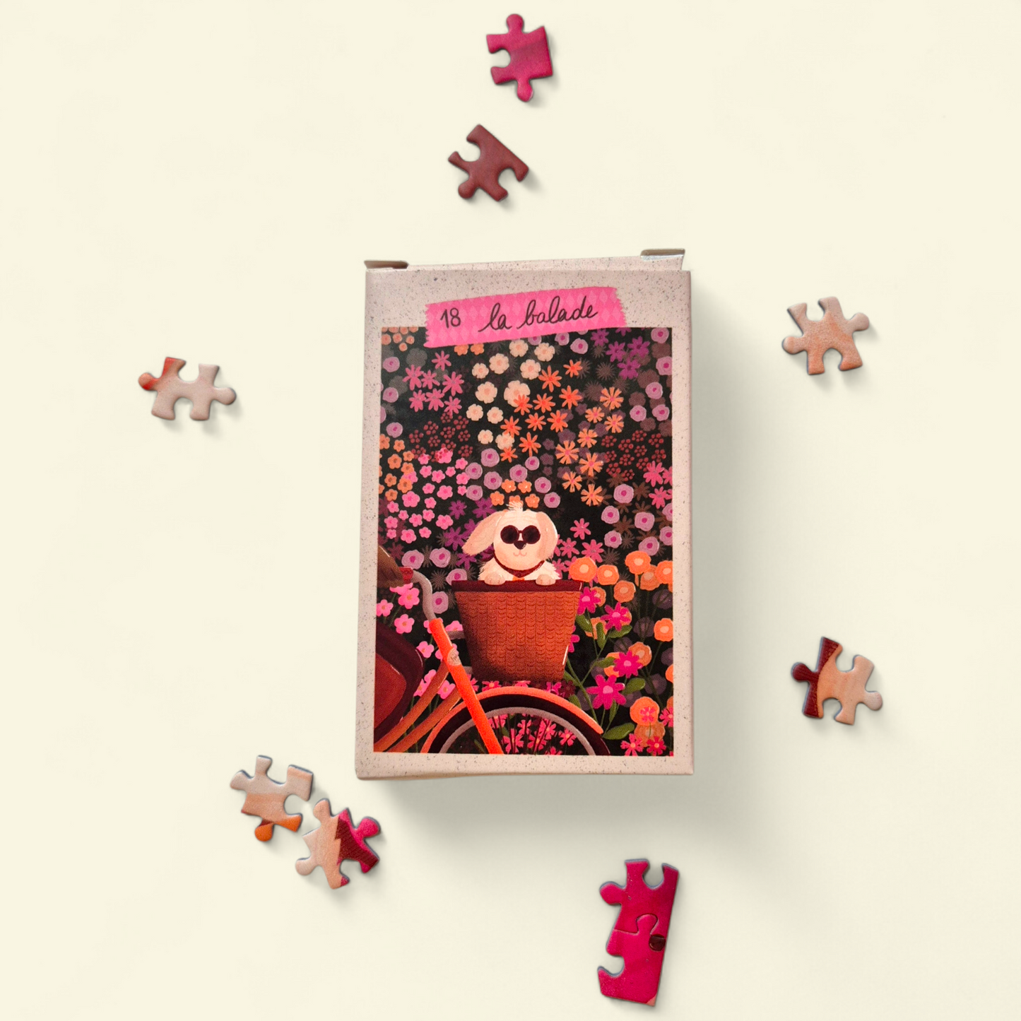 Mini puzzle 99 pièces / Série rose