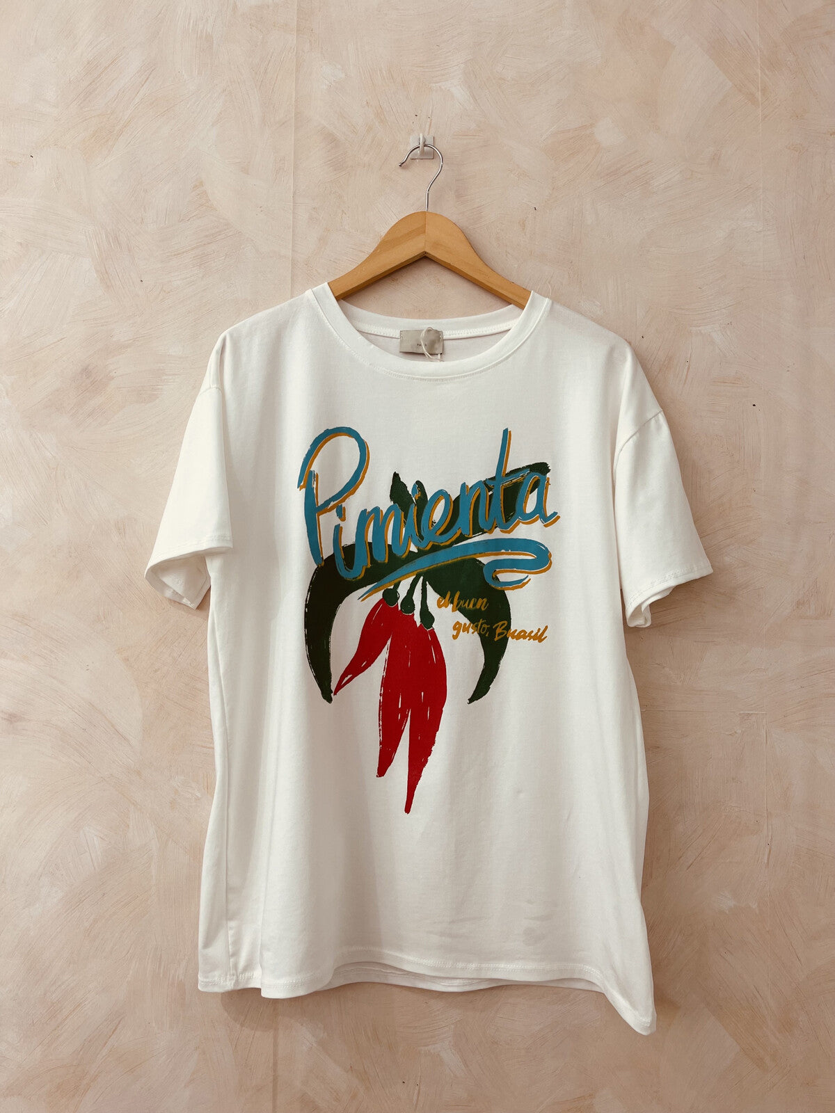 T-shirt blanc Pimiento