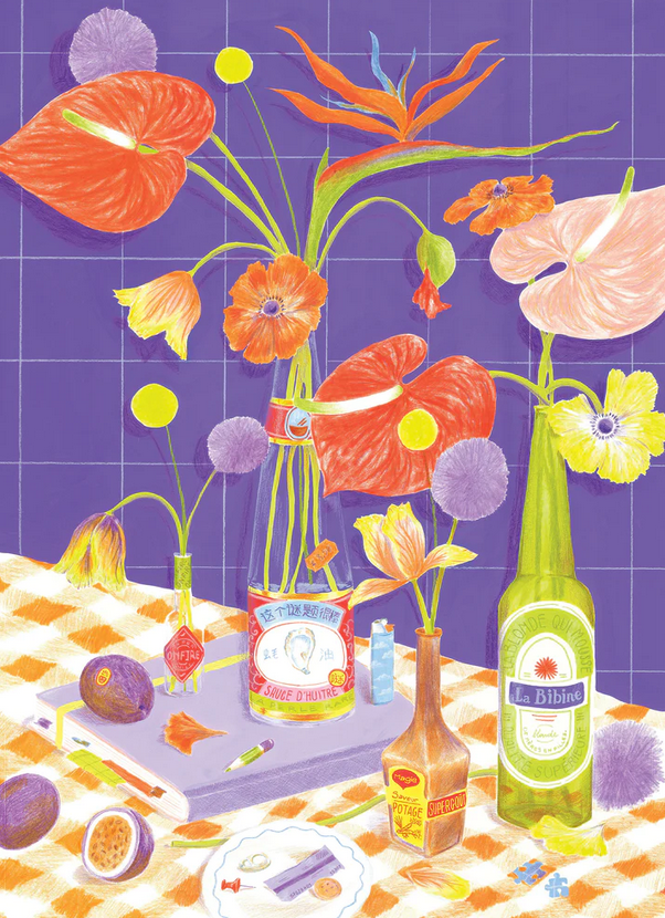 Puzzle Des Fleurs sur la Table 500 pièces