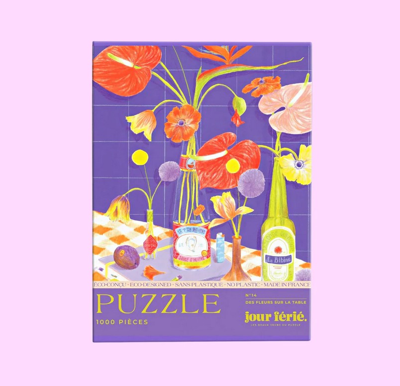 Puzzle Des Fleurs sur la Table 500 pièces