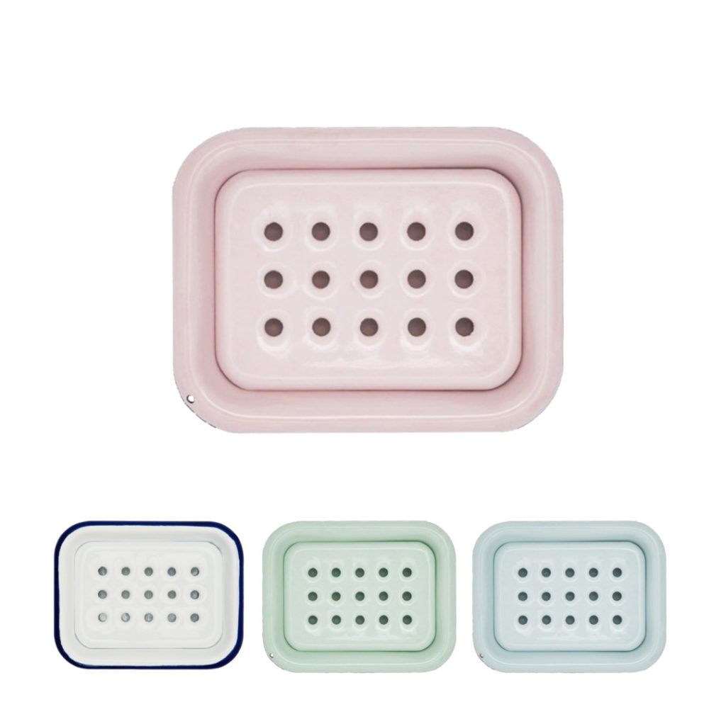 Porte-savon émaillé / Diff coloris