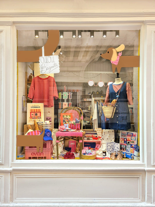 Vitrine de printemps : OUI OUI BAGUETTE !