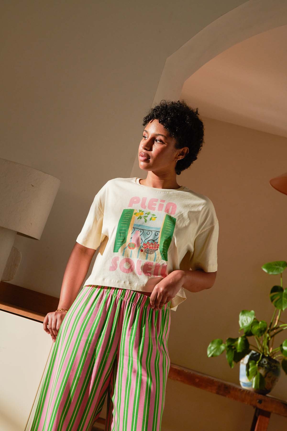 T-shirt coton bio Plein Soleil