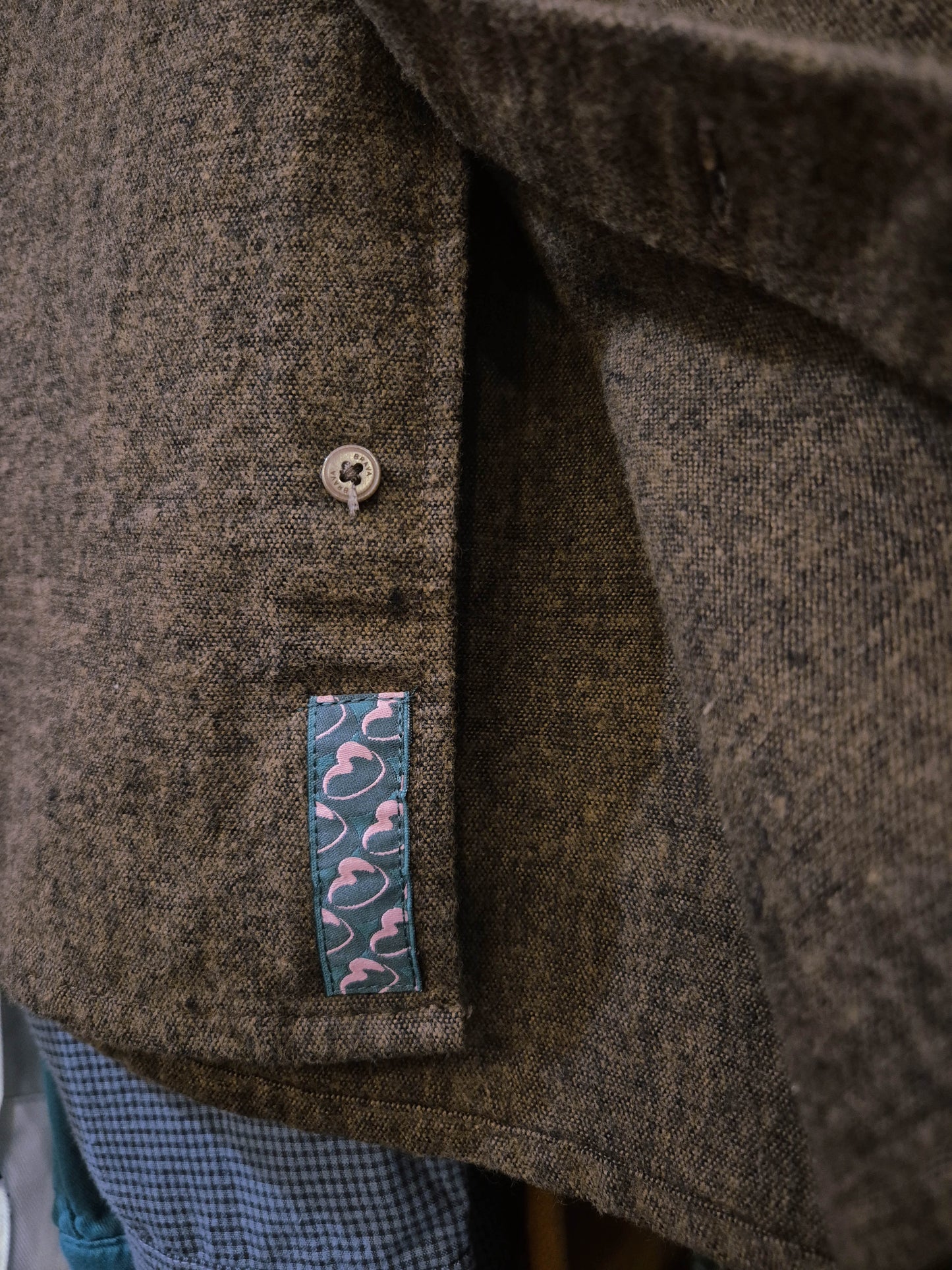 Surchemise flanelle Pizza vert ou chocolat