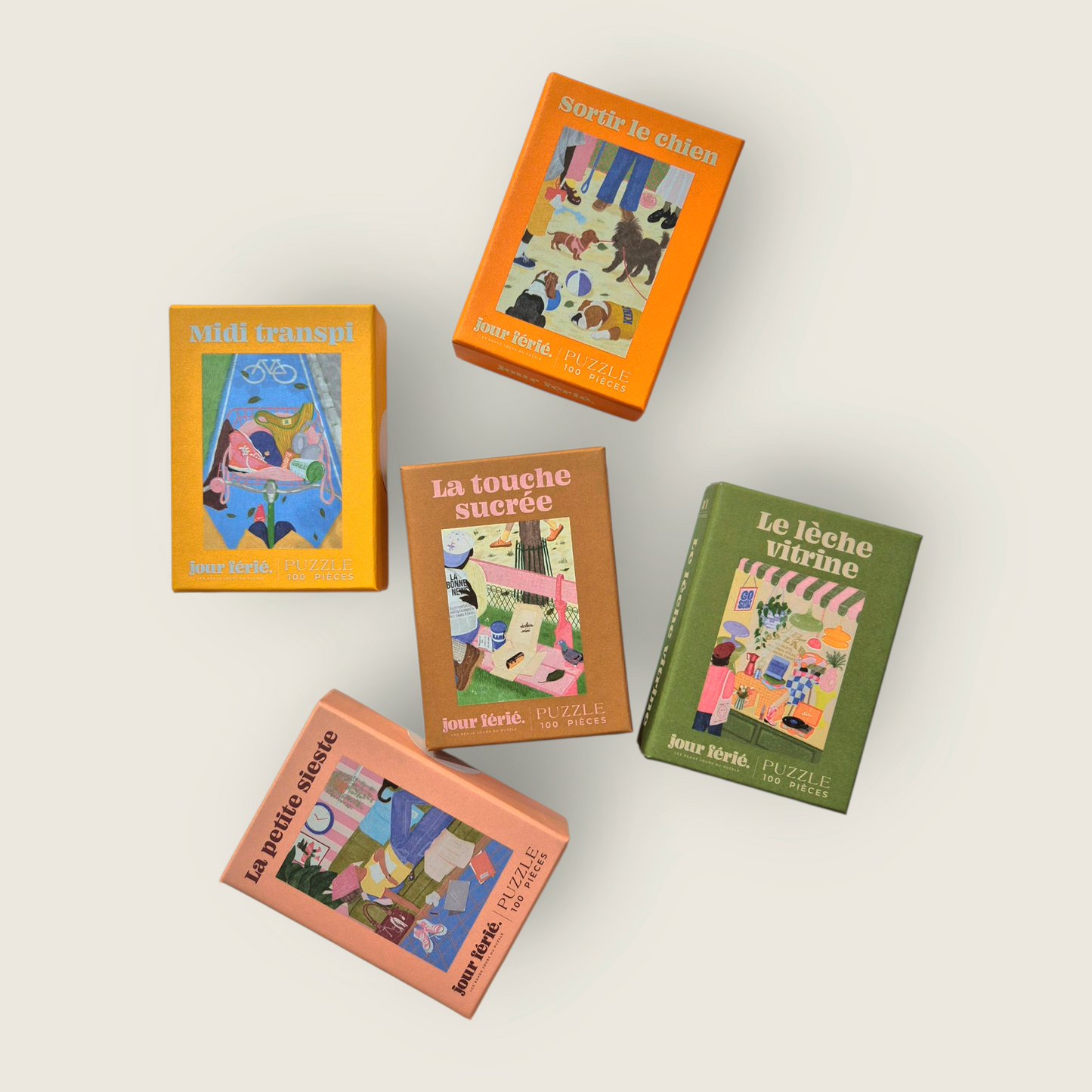 Mini puzzle 100 pièces Jour férié - 5 modèles