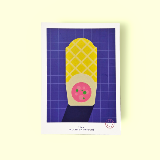 Carte Team saucisson brioché - Lyon