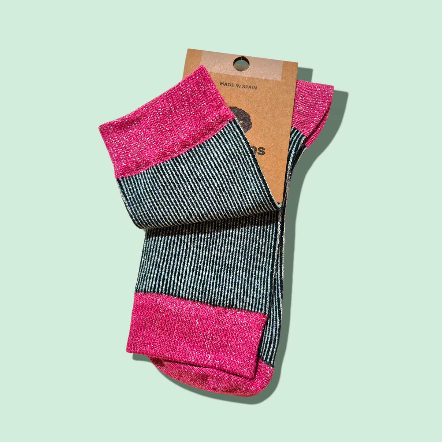 Chaussette paillettes Sorbet / 5 coloris