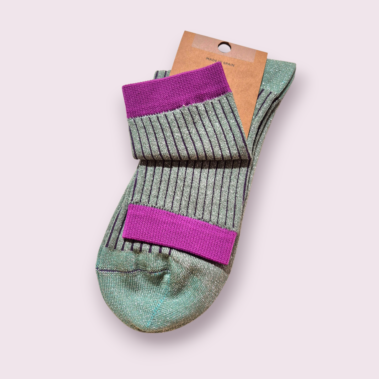Chaussette paillettes Candy / 4 coloris