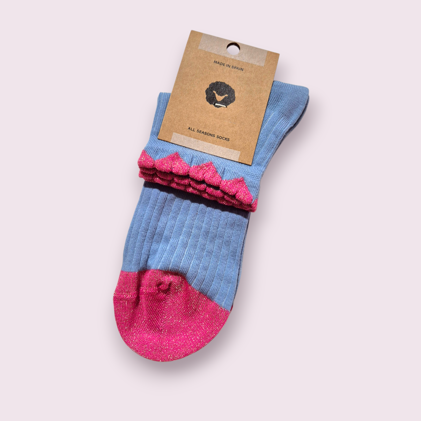 Chaussette petits cœurs / 3 coloris