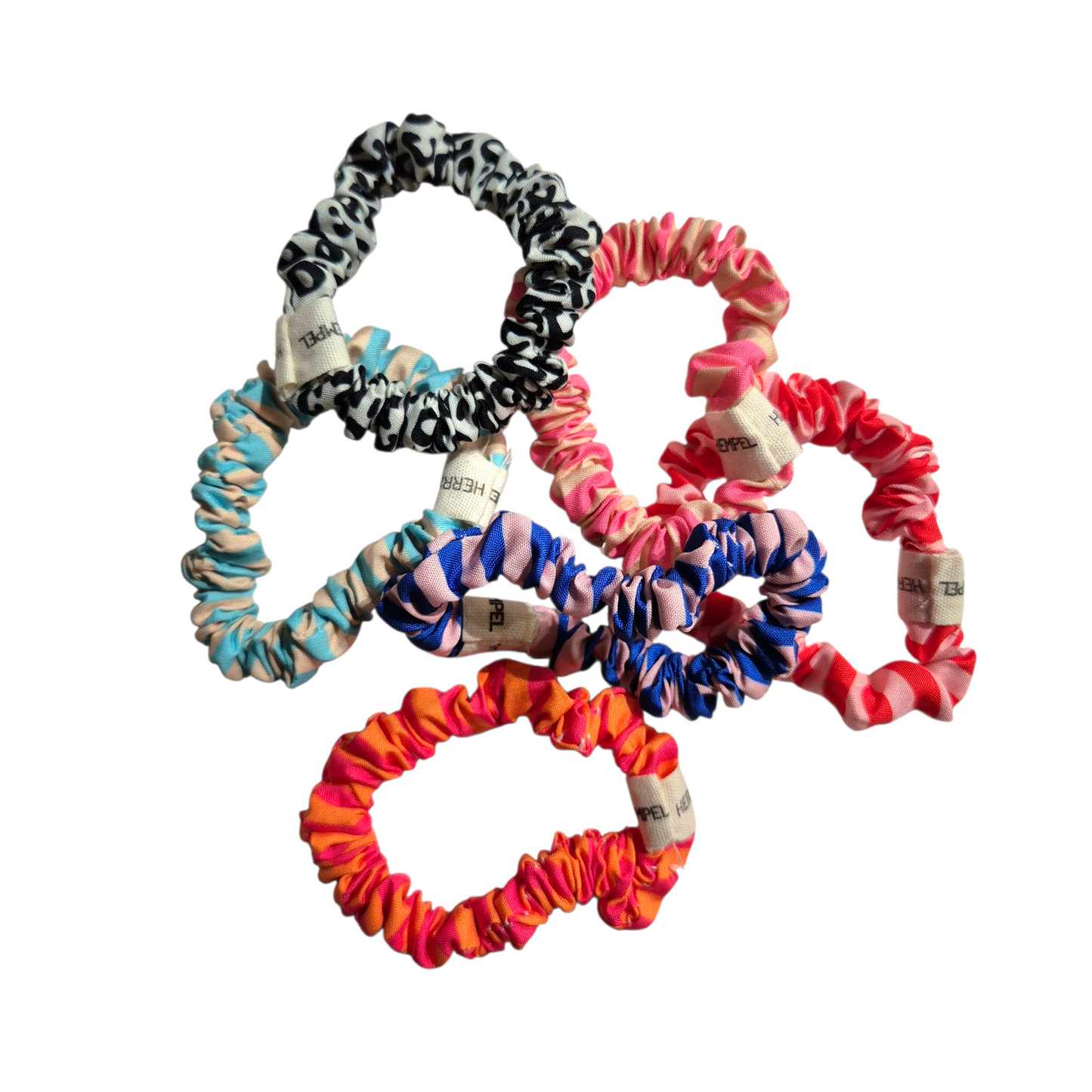 Chouchou fin bicolore / 6 coloris