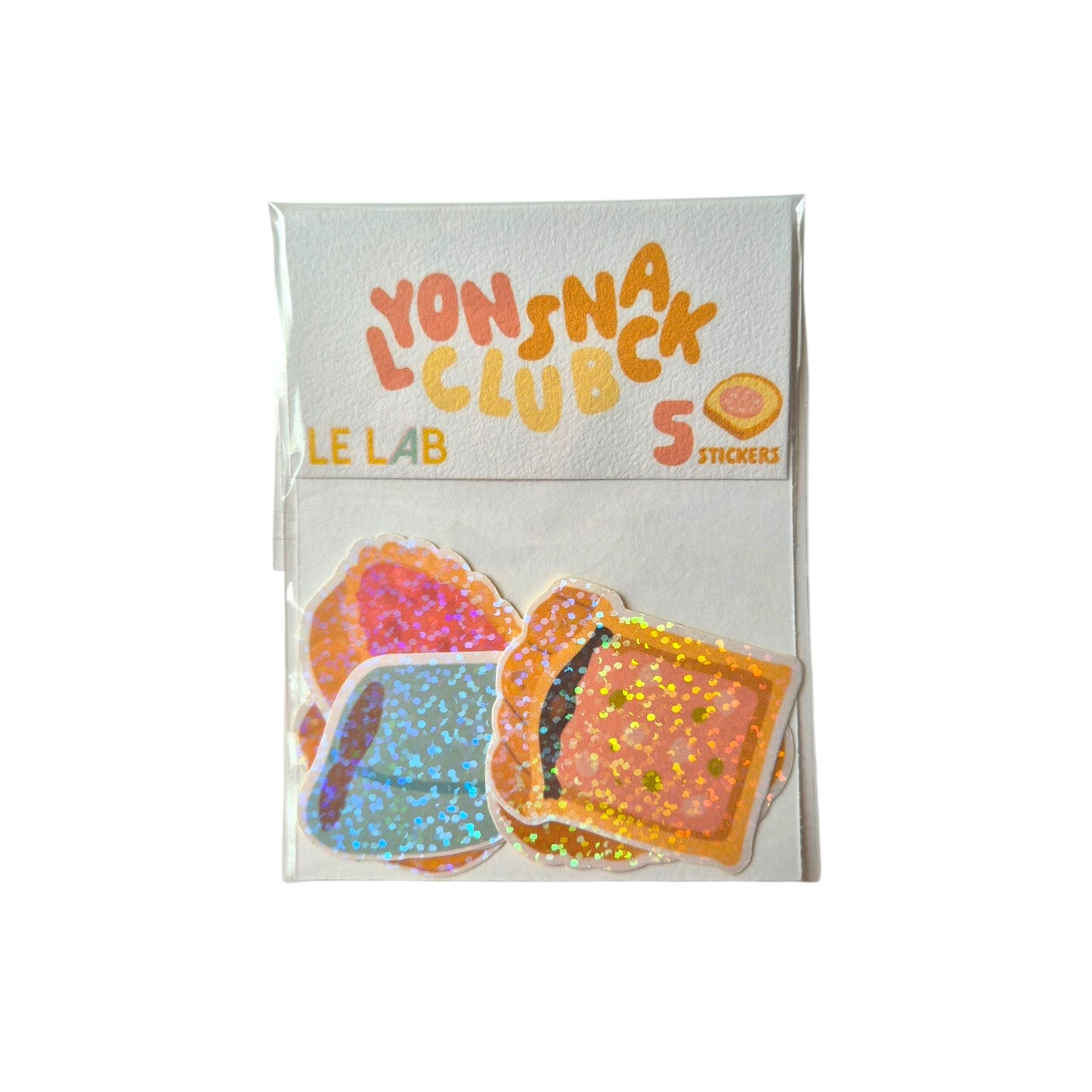 EXCLU LE LAB - Kit de stickers à journaling fabriqués à Lyon - LYON SNACK CLUB