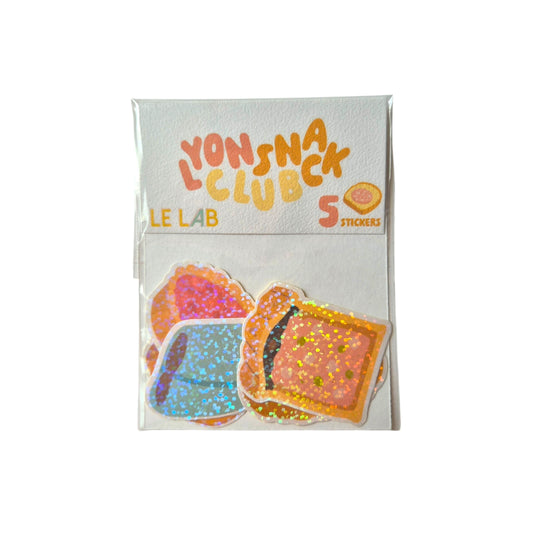 EXCLU LE LAB - Kit de stickers à journaling fabriqués à Lyon - LYON SNACK CLUB
