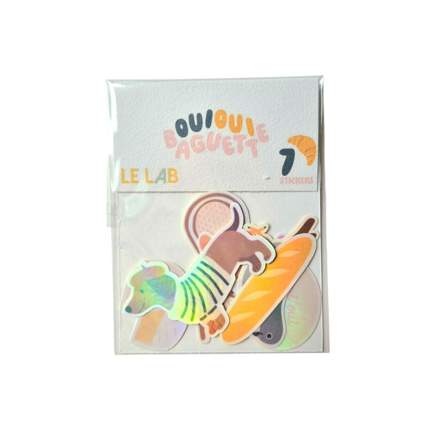 EXCLU LE LAB - Kit de stickers à journaling fabriqués à Lyon - OUI OUI BAGUETTE