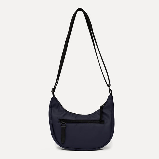 Sac bandoulière lune imperméable recyclé bleu nuit