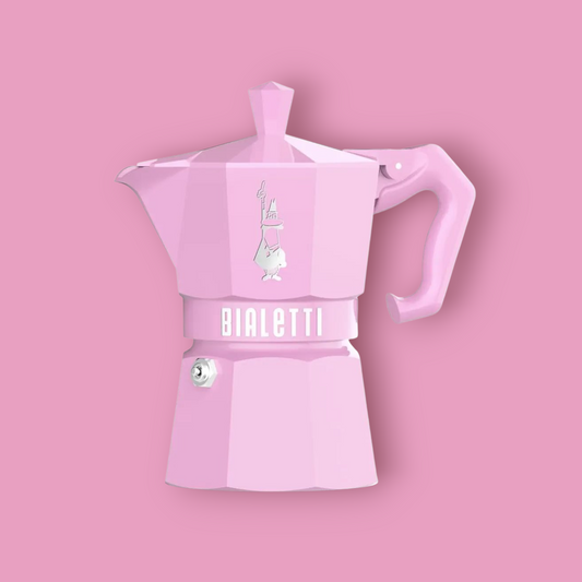 Cafetière 3 tasses Bialetti made in Italy Moka Express - rose