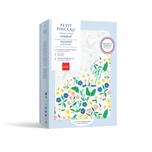peinture au numéro Carnet et sa couverture Midsummer