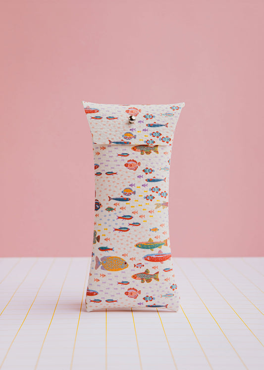 étui à lunettes petits poissons