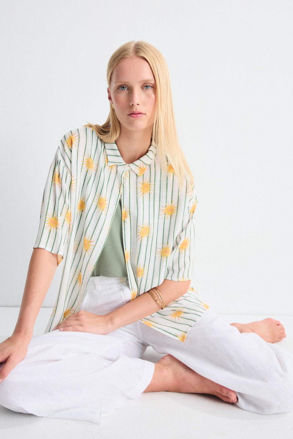 chemise Soleado Soleil vert