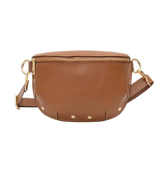 Sac banane Lise cuir camel