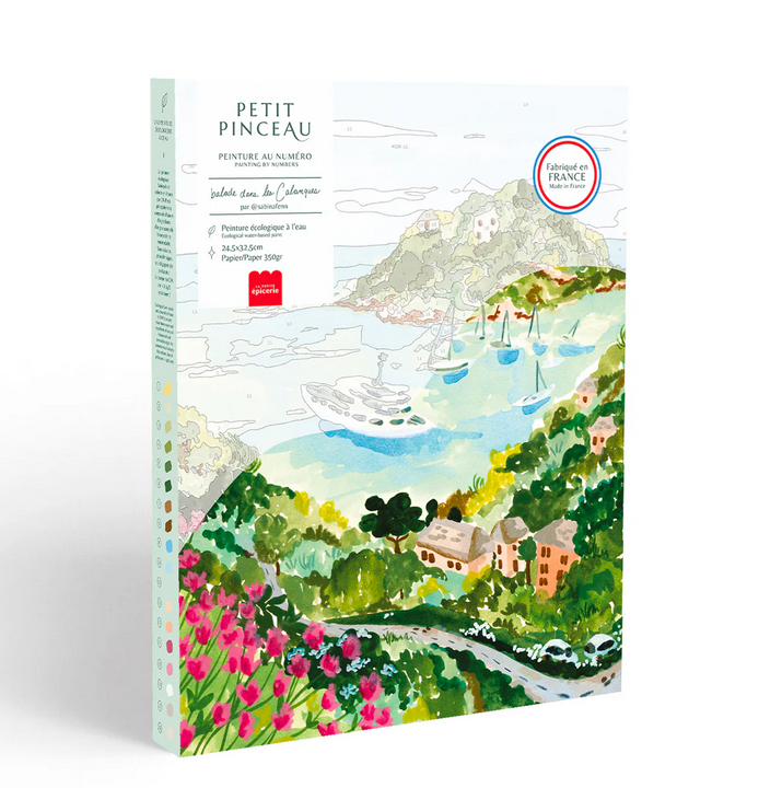 Coffret peinture au numéro Les Calanques