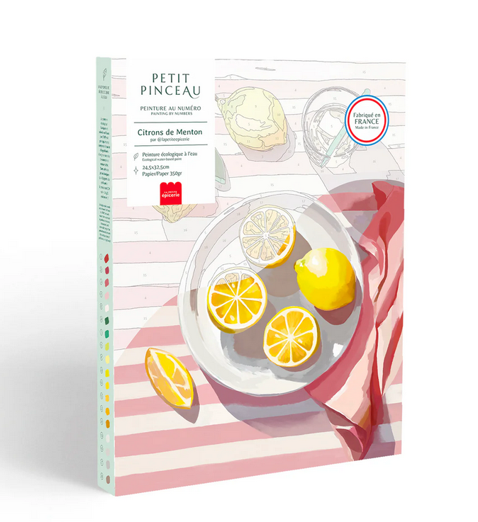 Coffret peinture au numéro Citrons de Menton