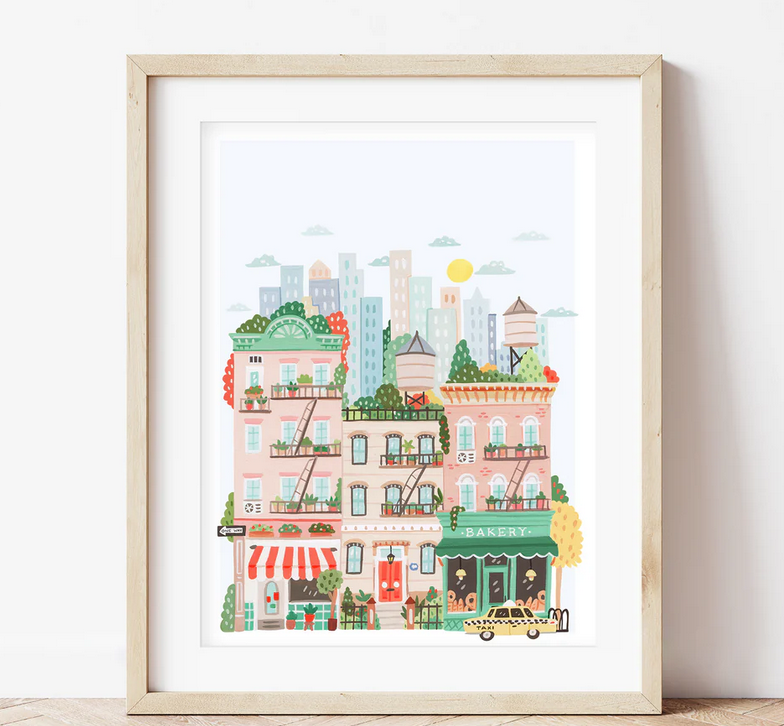 Coffret peinture au numéro New-York