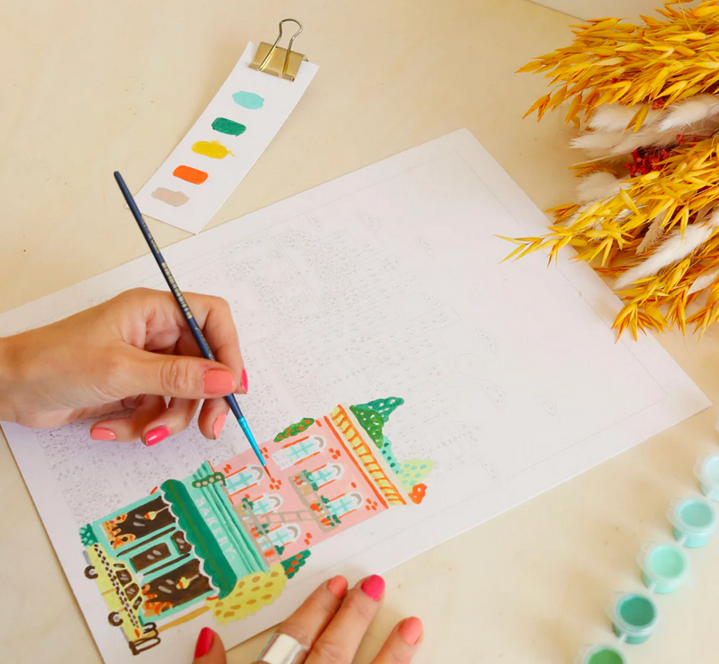 Coffret peinture au numéro New-York